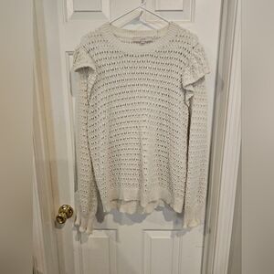 LOFT Women's Cream Sweater